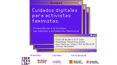 Taller de cuidados digitales para activistas feministas