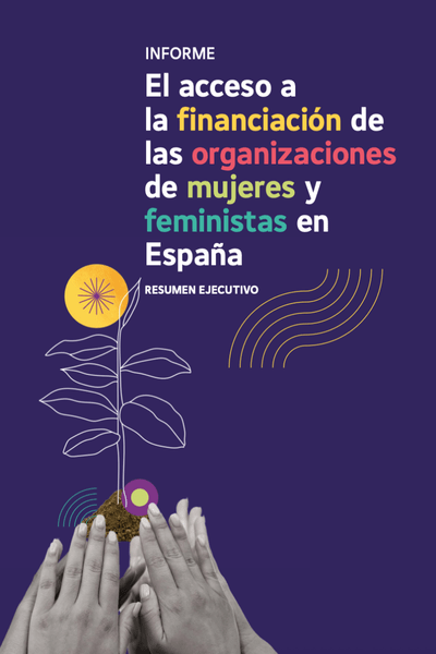 portada del informe Acceso a la financiación de las org de mujeres y feministas en España