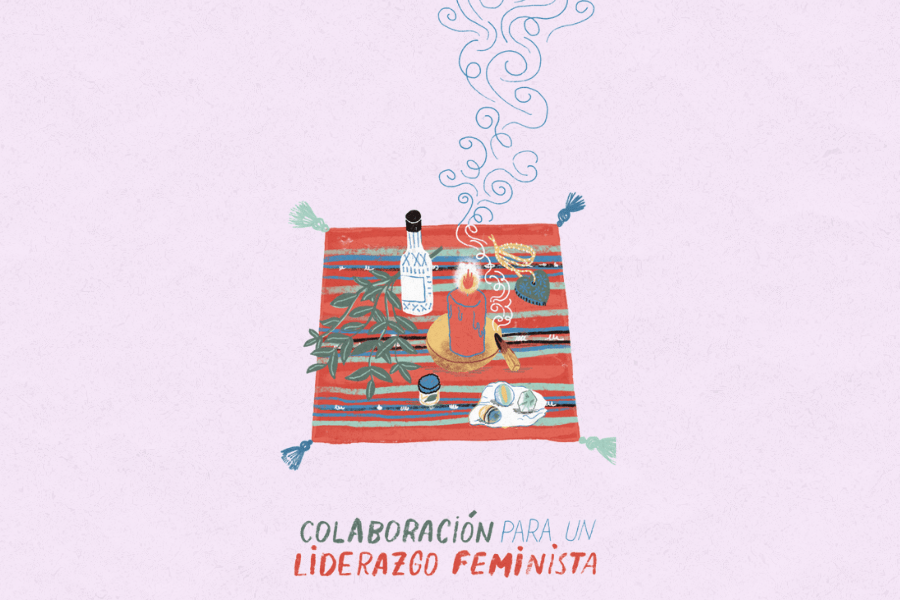 Portada del documento de Colaboración para un liderazgo feminista.