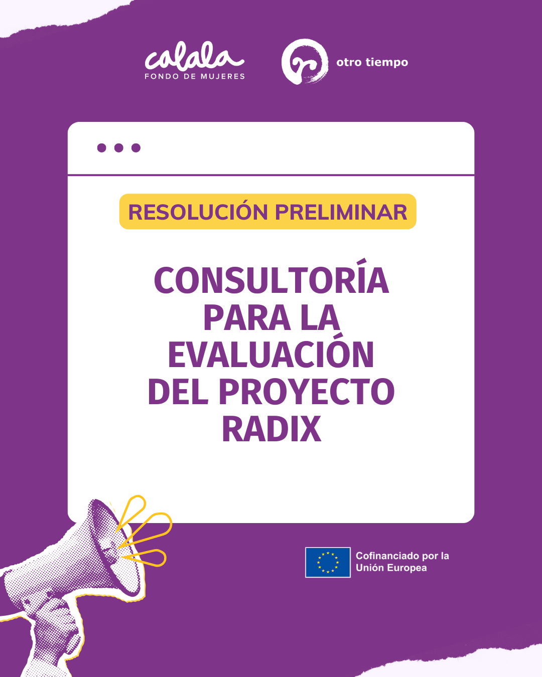 Resolucion preliminar consultoria evaluacion