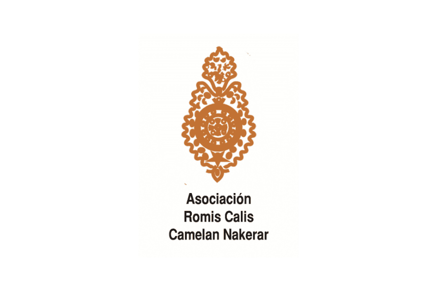 Logo Asociación Romis Calis Camelan Nakerar Fondo Radix Calala Otro Tiempo