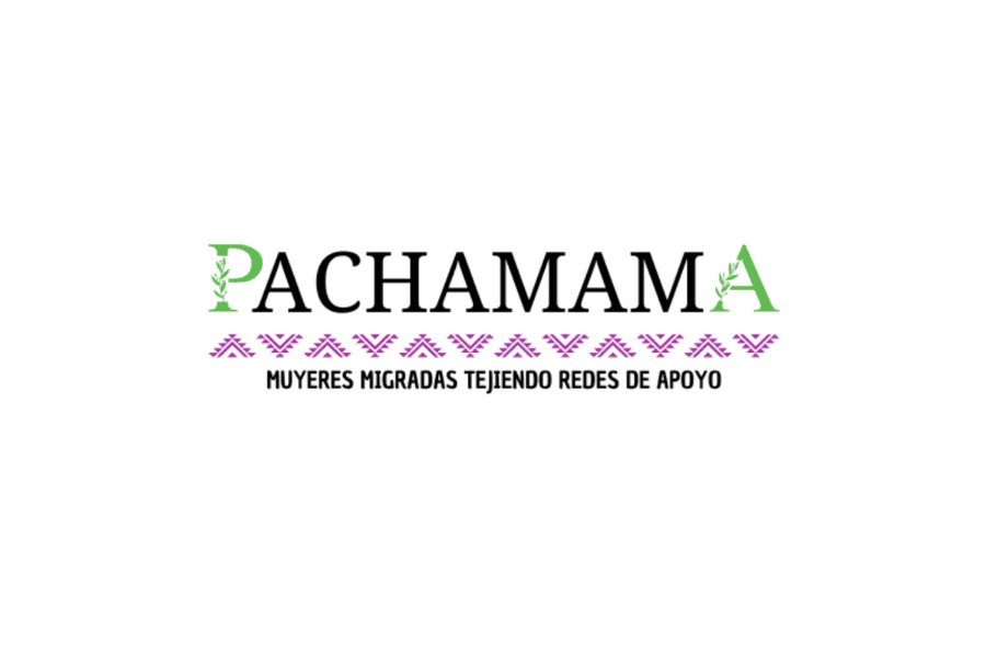 Logo Pachamama Muyeres Migradas Tejiendo Redes de Apoyo Fondo Radix Calala Otro Tiempo