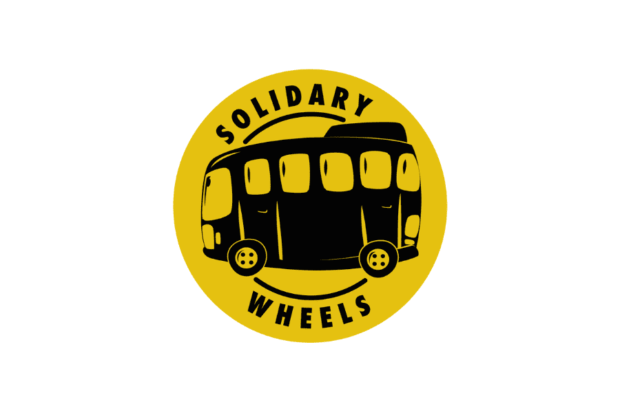 Logo Solidary Wheels Fondo Radix Calala Otro Tiempo