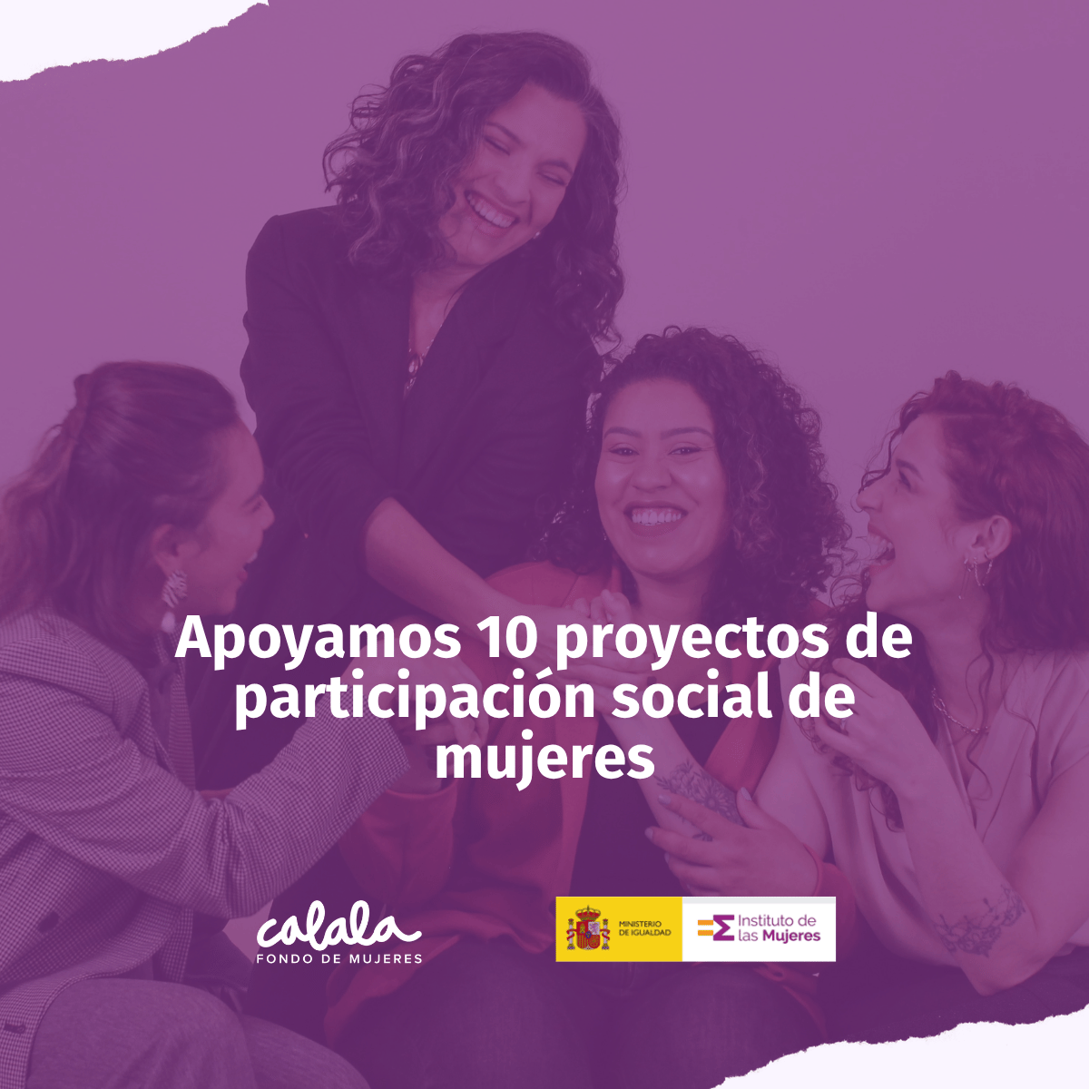Apoyamos 10 proyectos de participación social de mujeres
