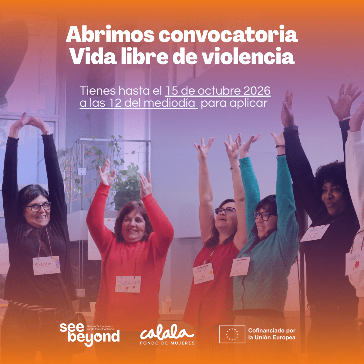 Abierta Convocatoria Vida Libre de Violencia