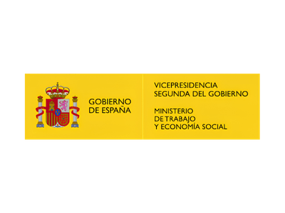 Logo of the Ministry of Labor and Social Economy of the Government of Spain - Calala Women's Fund
